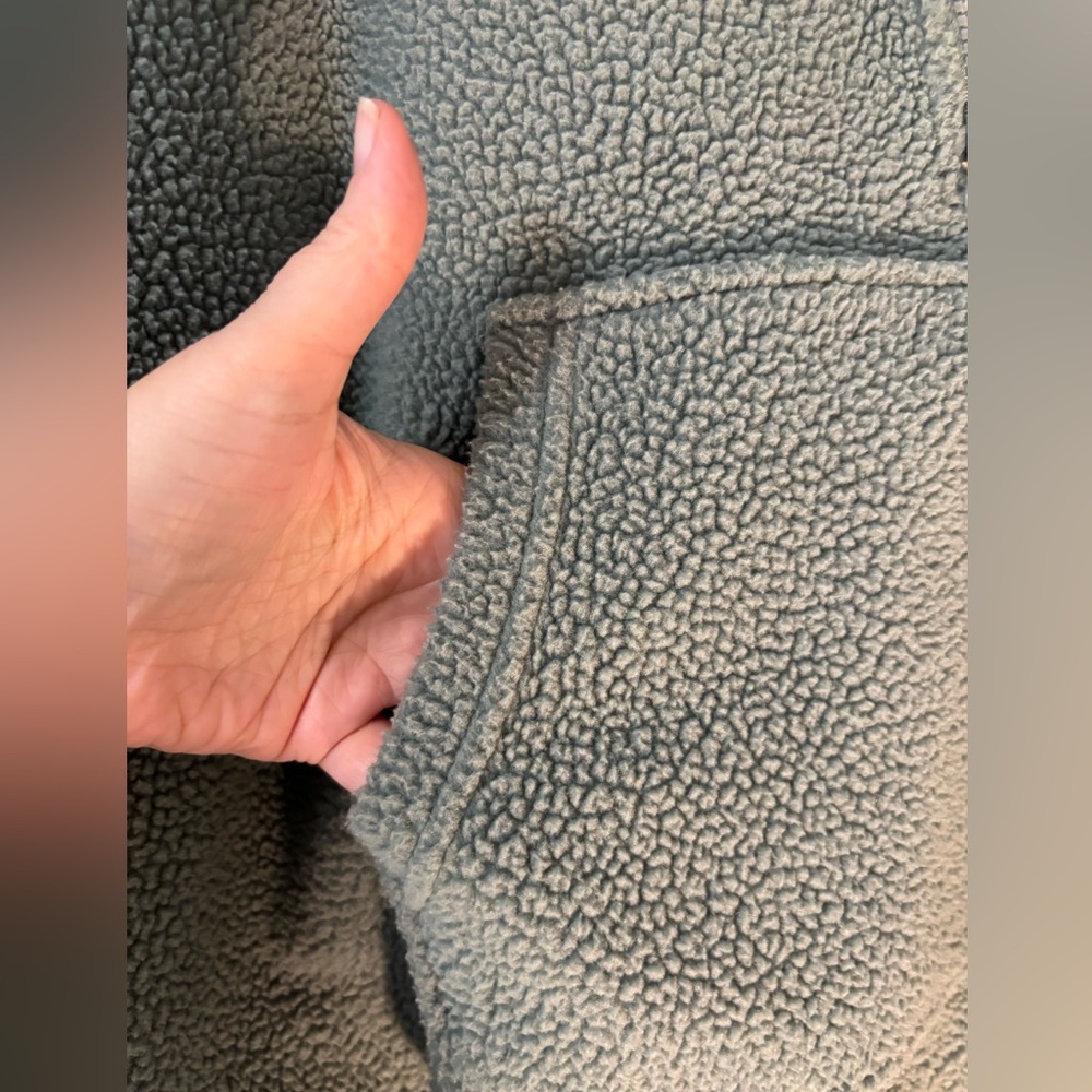Women's Teal Half-Zip Sherpa From The UK - Picture 7 of 10